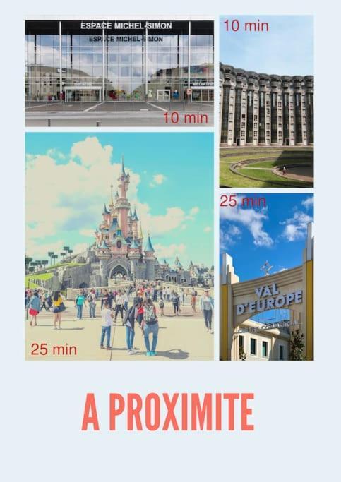Appart Proche Disneyland Et Paris Apartamento Noisy-le-Grand Exterior foto